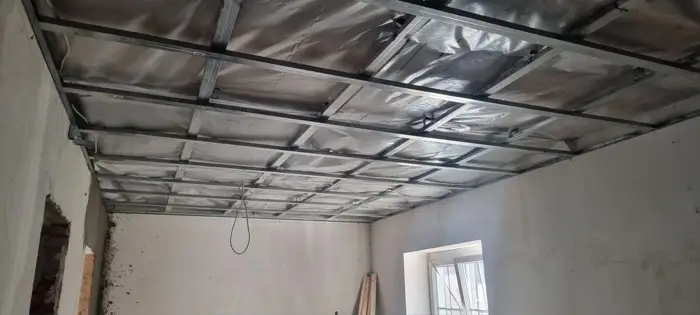 Unterkonstruktion für die Decke